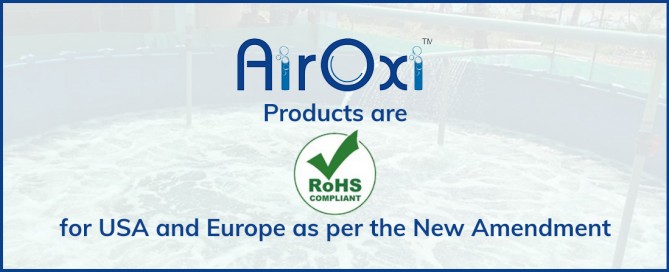 AirOxi Tube Products are RoHS Compliant for USA and Europe