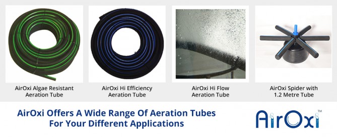 AirOxi Offers A Wide Range Of Aeration Tubes For Your Different Applications -AirOxi-Tube-Aeration-Solutions