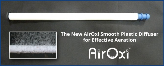 The New AirOxi Smooth Plastic Diffuser for Effective Aeration-AirOxi Tube - Aeration Solutions